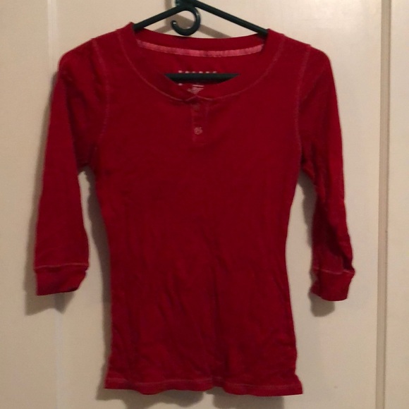 Red Christmas Pj top. Pair it with the Pj pants and shorts in my other listings! - Picture 1 of 4